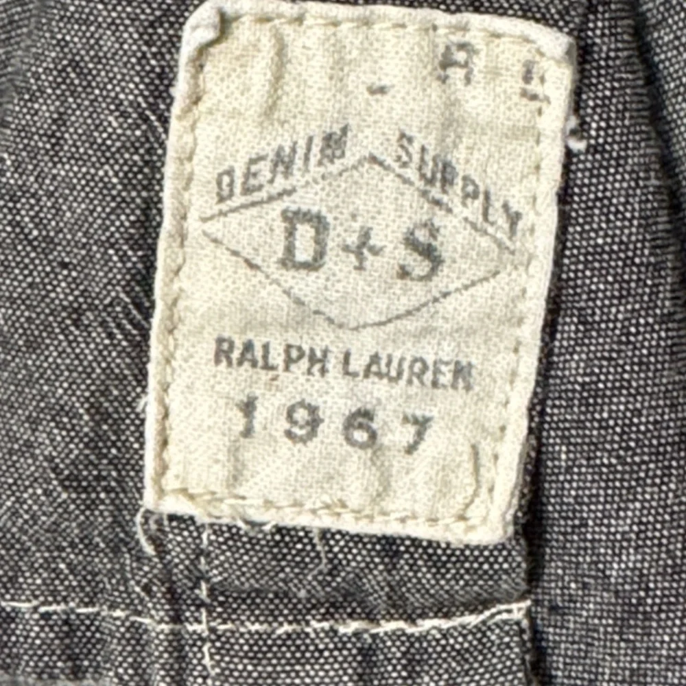 Denim & Supply Ralph Lauren Charcoal Button-Down Shirt size Large - Picture 11 of 12